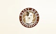 create a unique illustration happy dogs logo