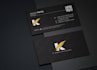 design a modern minimalist professional business card and a real estate card