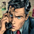 comic book illustration, comic graphic novel comic strip