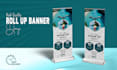 create professional roll up banner and banner design
