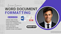 format, edit, design microsoft word or google docs document fix template design