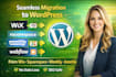 move migrate squarespace webflow godaddy to wordpress hosting domain migration