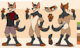 draw furry ref sheet fursona ref sheet anthro ref sheet references character