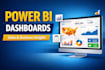 create professional sales dashboards and business reports