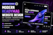 design modern responsive portfolio interactive websites with readymag