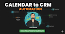 send calendar bookings to your CRM