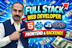 full stack web developer specializing in frontend and backend development