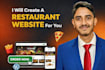 create a restaurant website with online food ordering system