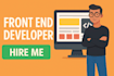 do custom website development as front end developer