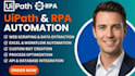 automate manual business processes and web scraping using uipath rpa bots