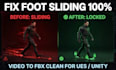 video to fbx mocap and fix foot sliding for unreal engine
