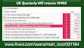 prepare and file hmrc UK vat returns using excel, xero or quickbooks
