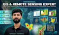 do expert gis and remote sensing analysis and mapping in arcgis qgis gee