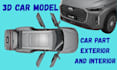 create realistic 3d car models, 3d car rendering, 3d car design for rigging