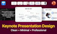 design a cinematic animated presentation in apple keynote