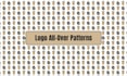 create seamless all over logo patterns for your brand