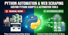 write custom python scripts for automation, custom bots
