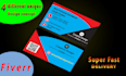 design a modern  professional and creative business card