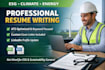 write esg analyst, environmental science, sustainability, and ehs resumes