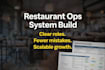 build a complete restaurant operations system