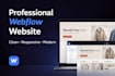 design a professional webflow website