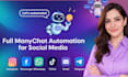 create ai chatbot websites saas ai with langchain manychat content generative ai