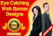 design high resolution  static banner
