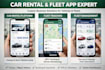 develop a secure car rental app with booking and fleet management