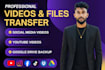 securely transfer your videos from any platform to youtube