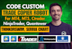 code trade copier robot for ninjatrader, tradingview mt4, mt5, ctrader