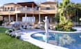 do landscape design, garden design, backyard, pool, and 3d render
