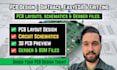 design professional pcb layouts using diptrace, easyeda, tinkercad and fritzing