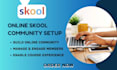 setup, optimize your skool community for courses and membership