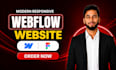 design or redesign a modern, responsive webflow website or business website