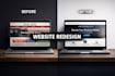 do modern website redesign