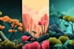 create background design and illustrations