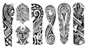design a polynesian maori tribal tattoo