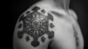create unique custom geometric tattoo design
