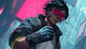 illustrate you as a cyberpunk style character