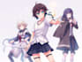 draw anime and game style characters art