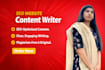 be your SEO website content writer blog and artical writer