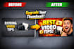 design high CTR youtube thumbnails optimized for mobile viewers