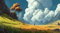 digitally paint fantasy landscape