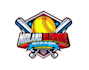 create graceful and fantastic softball logo design
