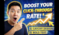 design high CTR youtube thumbnails