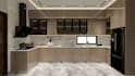 design house kitchen interior with realistic 3d renderings