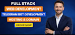 build websites, and telegram bots with backend integration