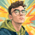 drawing cartoon vector portrait