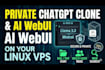 deploy a private chatgpt alternative with web UI and ollama on linux vps