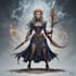 draw a d and d character art character modeling